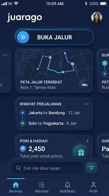 Tampilan link alternatif juarago